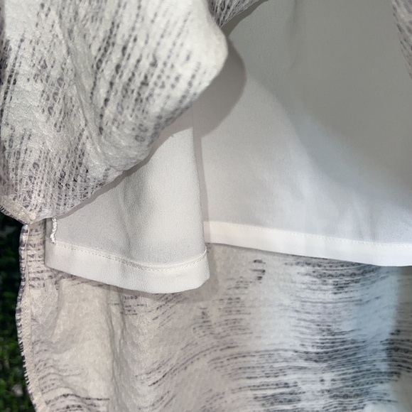 Vince Silk marble jacquard drawstring dress size small - Picture 9 of 11